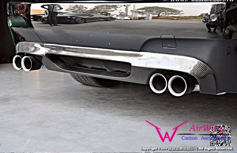 E60 M5 - AirWing style Carbon Rear Diffuser (M5 bumoer) 04